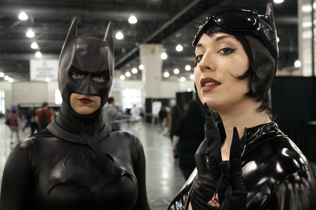 Batwoman and Catwoman